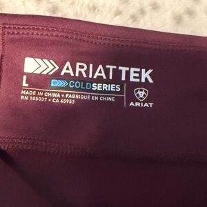 AriatTek Cold Series Performance - Knee Patch Breeches -Burgundy